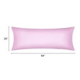 thumbnail image 4 of REGALWOVEN 1 Pcs Satin Pillow Cases for Hair and Skin Breathable, Cooling Pillow Covers Pink King, 4 of 7