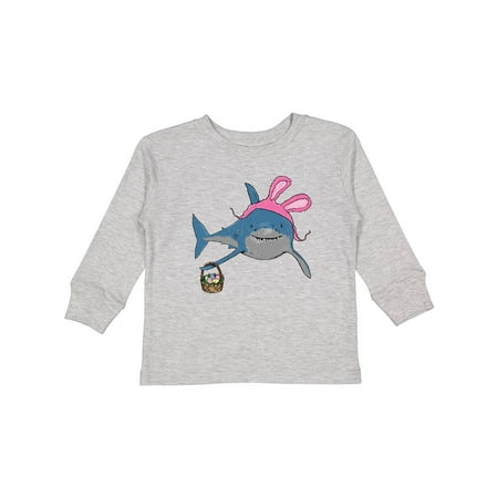 

Inktastic Easter Bunny Shark Hunt Gift Toddler Boy or Toddler Girl Long Sleeve T-Shirt