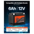 thumbnail image 2 of Motorcycle Battery 12V 6Ah LiFePO4 Lithium ATV Battery, Powersports Battery, Maintenance Free, Compatible with ATV, Scooter, Jet Ski, UTV, 2 of 9