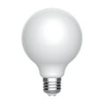 thumbnail image 3 of GE LED Light Bulbs, 40 Watt Replacement, Daylight, G25 Vanity Globe Bulbs, 3pk, 3 of 9