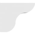 thumbnail image 3 of Ekena Millwork 5"W x 10"H X 12"L Standard Carmel Architectural Grade PVC Rafter Tail, 3 of 4
