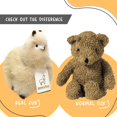 thumbnail image 4 of Alpaca Fur Toy. 23cm (Beige), 4 of 9