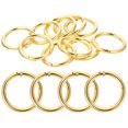 thumbnail image 3 of Milisten 10pcs Flat Key Rings Metal Split Circles Key Chain Making Rings DIY Circle Hoops, 3 of 6