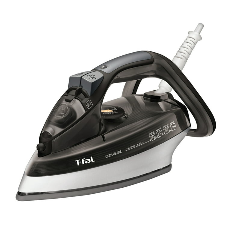 Tfal Ultraglide Plus Steam Iron, Black and Turquoise Tfal Ultraglide Plus Steam Iron, Black and Turquoise