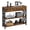 Rustic Brown, variant on Alpinel Console Table with Drawer, Entryway Table with 3 Tier Storage Shelves, Narrow Long Sofa Tables for Entryway, Living Room, Hallway, Couch, Kitchen, Metal Frame, Rustic Brown
