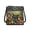 Black Cat Flowers, variant on Surprised Tabby Cat in Ripped Denim Pattern Sling Bag, Fashion Crossbody Purse Durable Zipper Closure Crossbody Bag for Daily Dating