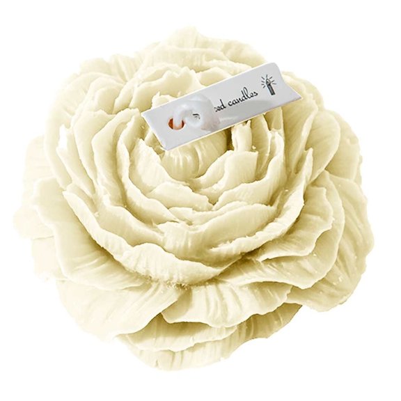 BINGLI Peony Flower Shape Scented Candle Soy Scented Candles Stress Re Lief And Relax For Home Spa Yoga Birthday Decor Wedding Party Presen't Art Funny Scented Candle For Women Gifts