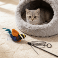 thumbnail image 6 of BESTSKY 2Pcs Flapping Bird Cat Toy,Interactive Bird Sounds Chirping Bird Cat Toy Flapping Wings,Stimulate Cat Play Bird Toy for Cats,Multicolor, 6 of 7