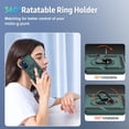 thumbnail image 5 of for Moto G 5G 2022 Case, Slide Camera Cover HD Screen Protector Military Grade Shockproof Ring Holder Kickstand Protective Case for Moto G 5G 2022 (Pine Green), 5 of 7