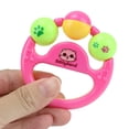 thumbnail image 5 of Ensemble d'Instruments de Musique pour Enfants 5 Pcs Casse-Tête Combinaison Instrument de Musique pour Bébé Tambour Double Face Marteau de Sable Jouet Animal pour Enfants, A1, 5 of 5