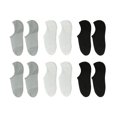 thumbnail image 2 of Huanledash 6 Pairs Men Women Bamboo Fiber Loafer Boat Socks Liner Low Cut No Show Socks, 2 of 3