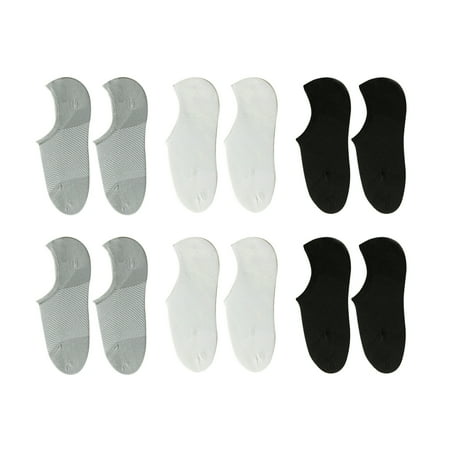 

Realyc 6 Pairs Men Women Bamboo Fiber Loafer Boat Socks Liner Low Cut No Show Socks