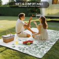 thumbnail image 4 of Sage Green Spring Floral Outdoor Rug for Patio/Deck/Porch, Non-Slip Large Area Rug 6 x 9 Ft, Watercolor Elegant Pastoral Flowers Indoor Outdoor Rugs Washable Area Rugs, Camping Rug Carpet Runner, 4 of 8