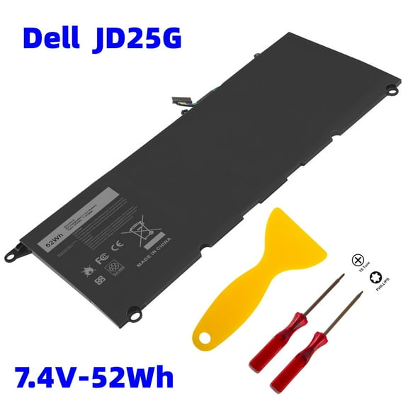 JD25G 9350 9343 Battery for Dell XPS 13 XPS13 13D XPS13D 13-9343 13-9350 13D-9343 90V7W JHXPY 5K9CP RWT1R 0RWT1R 0N7T6, XPS13-9350-D1608 D1508G D1708
