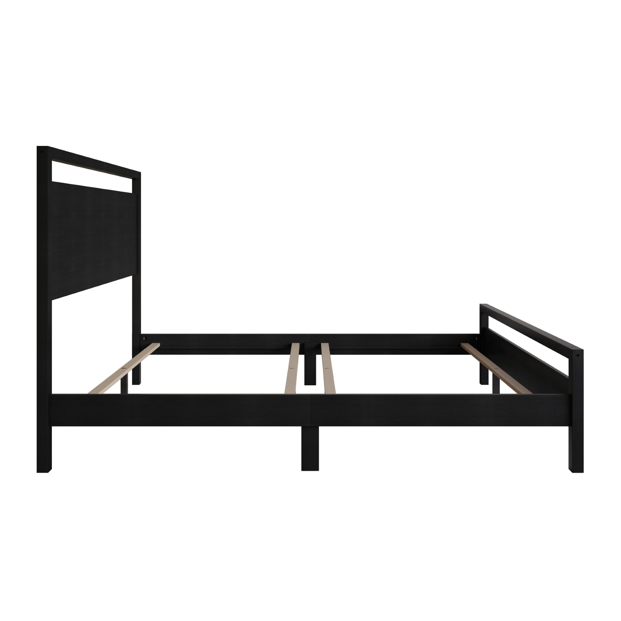 Ontario Panel Bed for Adult, Clean and Chic Modern Bed Frame, Perfect for Cozy Setups, Neutral Homes & Simple Interior Styles, Box Spring Required