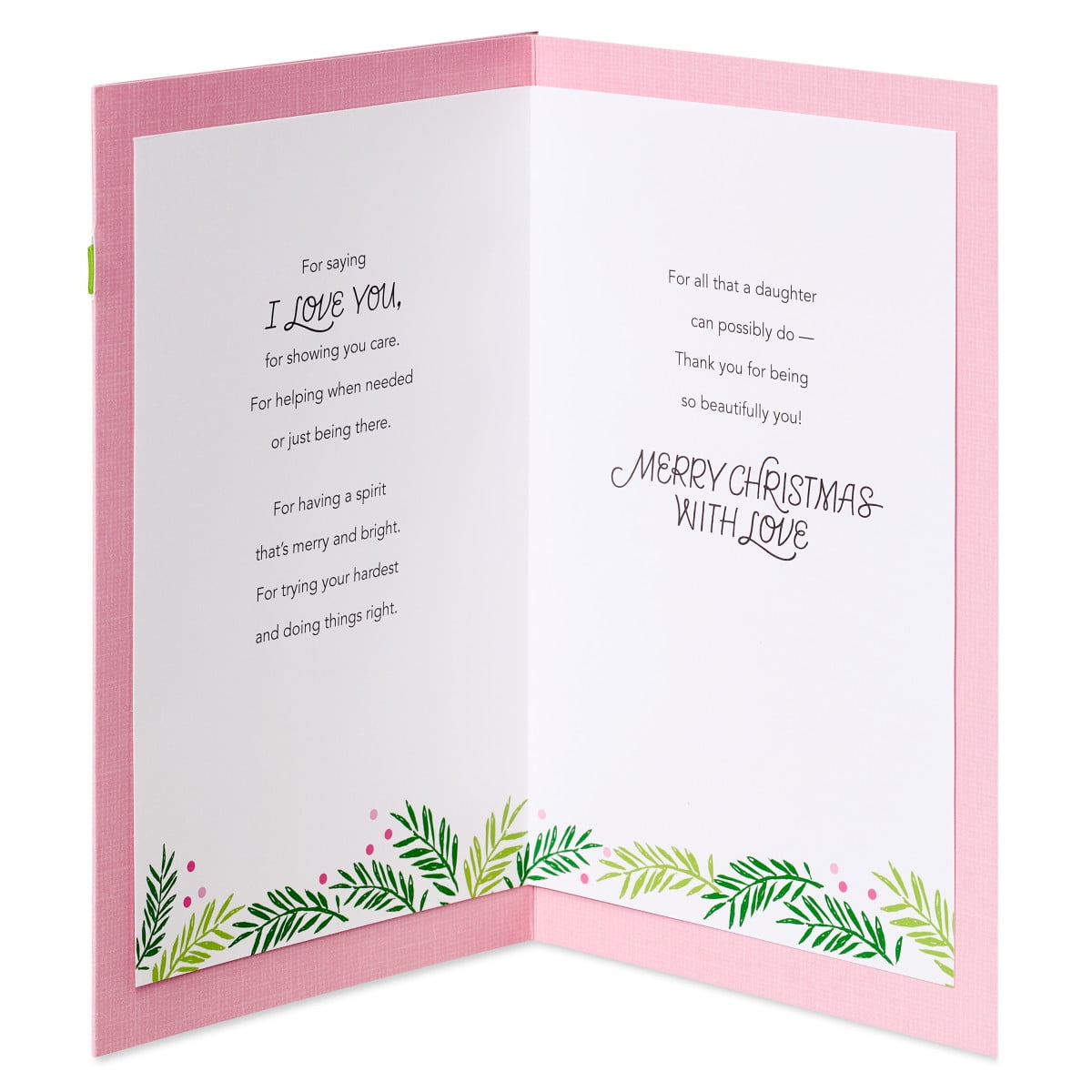 American Greetings Christmas Card for Daughter (Making Life Fun)