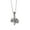 Silver, variant on Unisex Stainless Steel Creative Cut Out Family Tree of Life Flower Shaped Couple Pendant Amulet Necklace Gold