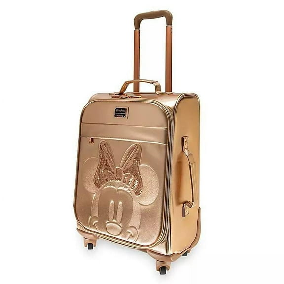 Minnie Mouse Rolling Luggage by Loungefly – Briar Rose Gold