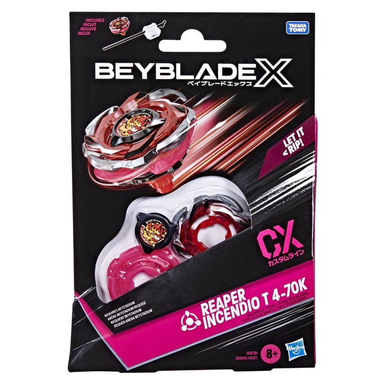 Beyblade X Reaper Incendio T 4-70K CX Starter Pack Set with