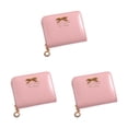 thumbnail image 4 of Sonducket Cartera compacta y elegante con tarjetero para el día a día Cartera Tarjetero Carteras pequeñas Monedero rosa Type1 NO1, 4 of 6