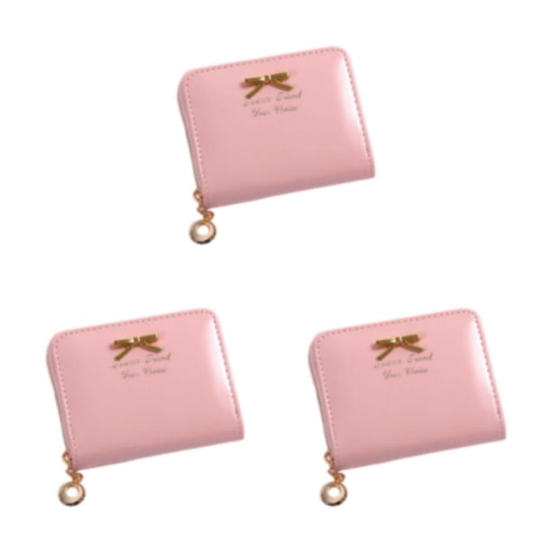 Minnieouse Cartera compacta y elegante con tarjetero para el día a día Cartera Tarjetero Carteras pequeñas Monedero rosa Type1 NO1