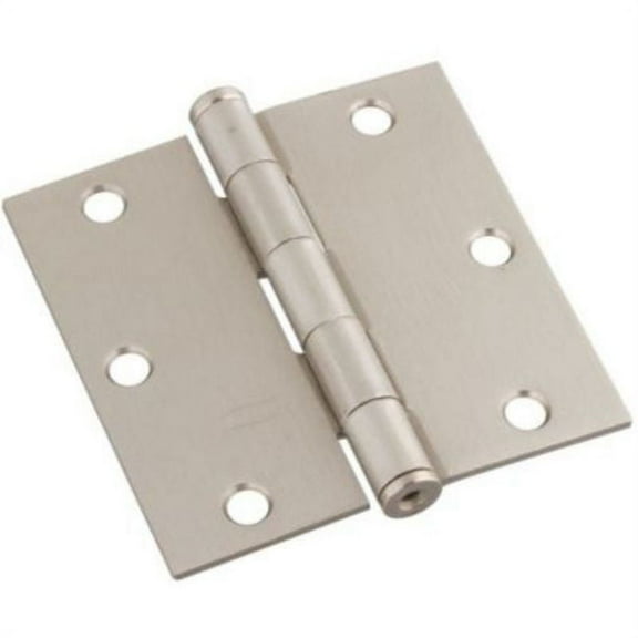 National Hardware - SPB512 3" SQR Hinge 1/pk - Satin Nickel