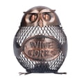 thumbnail image 1 of Durable Art Wrought Iron Owl Multifunctional Storage Tank Piggy Bank Coin Bank Metal Iron Coin, 1 of 9
