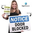 thumbnail image 2 of SignMission OS-NS-P-1014-V-14424 OSHA Notice Sign - No Cell Phones During, 2 of 5