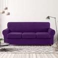 thumbnail image 2 of CHUN YI Housse de Canapé avec Housse de Coussin Séparée Extensible à Carreaux, 2 of 7