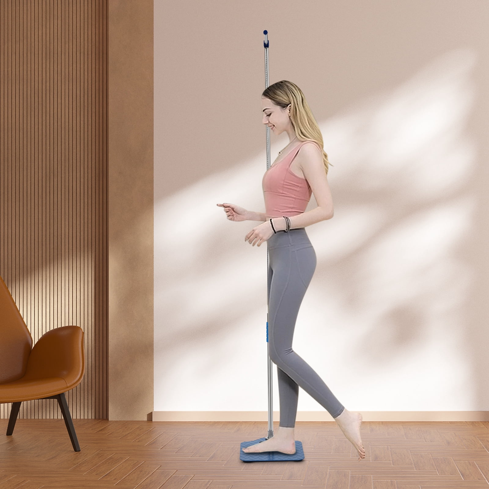 DUYIWAA Professional Digital Physicians Scale 150kg/330.69lbs Capacity Digital Medical Height and Weight Scale 0.7-1.9m