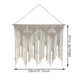 thumbnail image 2 of Macrame Wall Hanging Boho Woven Tapestry, Beige White Tassel Decor Curtain for Home Backdrop (Wood S, 2 of 5