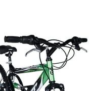 Hyper Bicycles 26 Shocker Mountain Bike, Adult Ages 14+, Black/Green