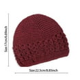 thumbnail image 2 of Gyujnb Winter Knitted Hat -Ear Thermal,Knit Windproof Hat for Men Women, Cold Weather Headwear with Adjustable Drawstring, Ideal for Hiking Snow Sports & Casual Wear,Size:One Size, 2 of 3