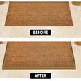 thumbnail image 4 of QZS Flexible Rug Edge Protector,Brown Waterproof Flooring Transition Strips,Portable Carpet Threshold for Home Improvement,Commercial,1pack, 4 of 6