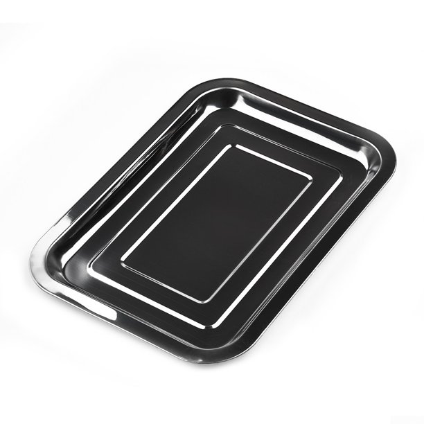 StainlessSteel Rectangle Baking Sheet / Pan For Toaster & Oven Cookie
