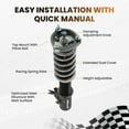 thumbnail image 4 of Maxpeedingrods 24 Way Adjustable Coilover Suspension Lowering Kit For Honda Civic Si 2006-2011, 4 of 9