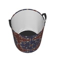 thumbnail image 3 of XMXT Collapsible Laundry Basket, Elegant Persian Style Waterproof Laundry Hampers Storage Baskets Dirty Clothes Hamper, 62L, 3 of 8