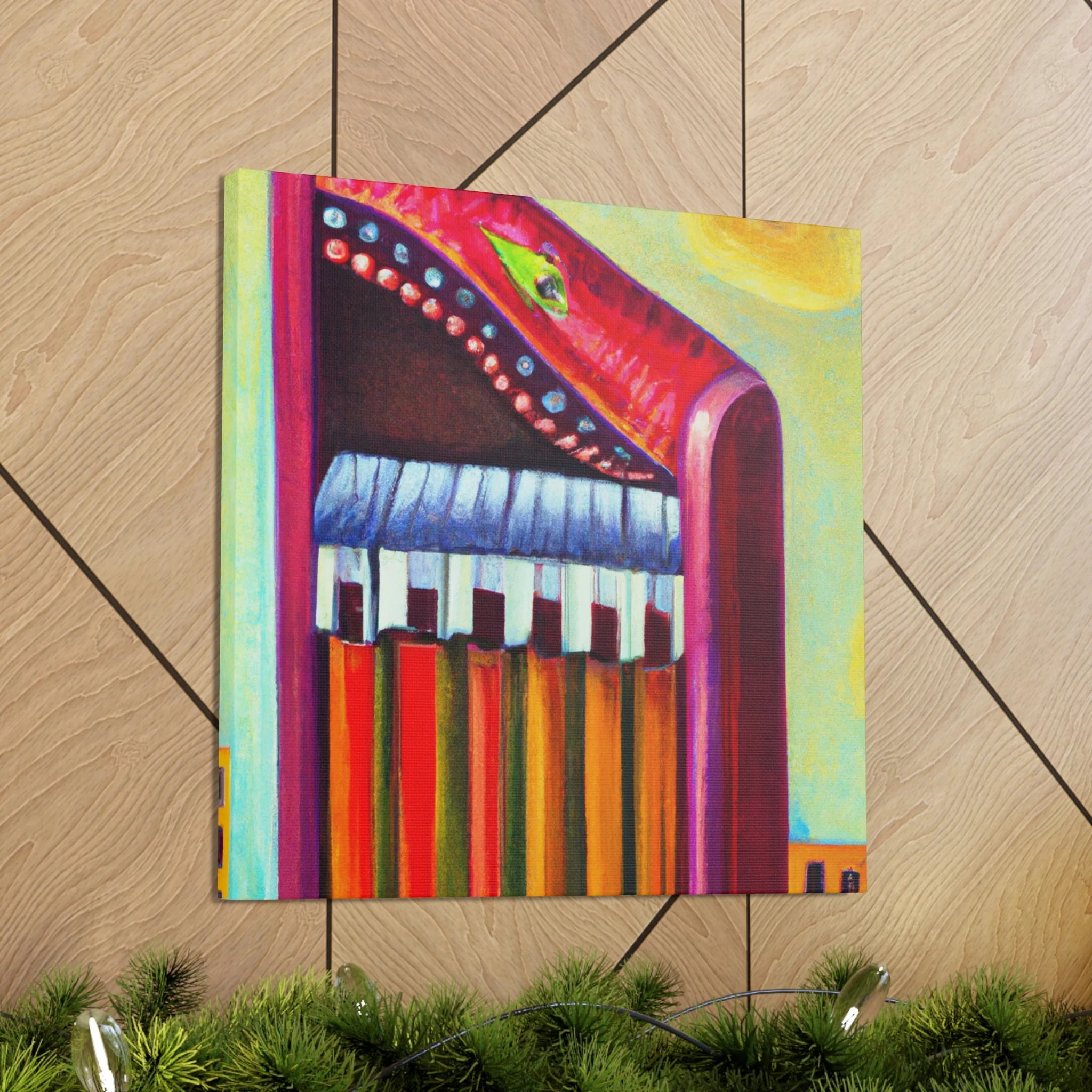 Harmonica in Reflection - Canvas