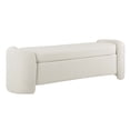 thumbnail image 2 of Modway Nebula Boucle Upholstered Bench in Ivory, 2 of 8
