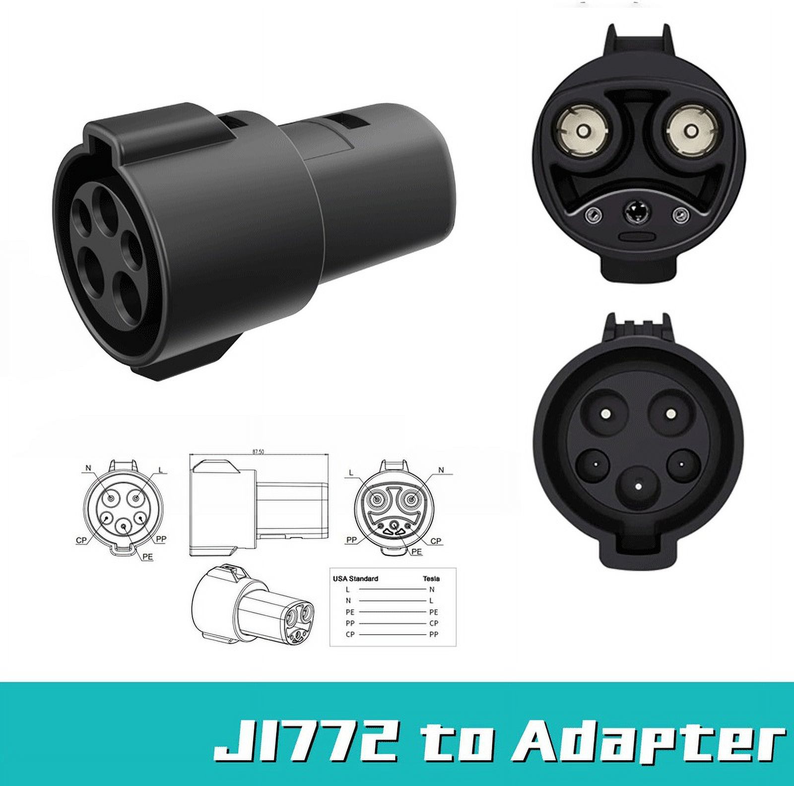 GladyStore Tesla J1772 Charging Adapter 80 Amp 3YXS 240V 80A