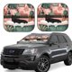 thumbnail image 1 of Balery Black Cat Pink Bathroom Parasol para parabrisas de coche de 2 piezas | Parasol plegable para parabrisas delantero de coche para la mayoría de sedanes-Medium, 1 of 6