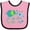 Pink and Black, variant on Inktastic My Grammy Loves Me Cute Elephants Boys or Girls Baby Bib