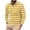 Mens Shirts Yellow, variant on Plus Size Golf Shirts for Men with Zipper Collar Big & Tall S-5X Long Sleeve Tshirts Shirt Mens Trendy Stripe Printed Pullover Athletic Workout Tops