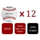 thumbnail image 2 of Pelotas de Béisbol Rawlings RLLB Little League Juvenil Paquete de 12, 2 of 3