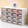 thumbnail image 1 of Organizador de Cajón de Escrito Apilable, Construcción Resistente Transparente, Simple Y Elegante Organizador de Maquillaje, Para El Hogar para el Suginistro Cosmético, 1 of 7