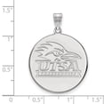 thumbnail image 2 of 10k White Gold Official Licensed Collegiate University of Texas at San Antonio (UTSA) XL Disc Pendant, 2 of 4