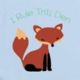 thumbnail image 2 of CafePress - I Rule This Den Body Suit - Baby Light Bodysuit, Size Newborn - 24 Months, 2 of 4