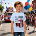 thumbnail image 1 of Chandails pour Garçons Filles Col Rond Enfants Manches Courtes Chandails pour Garçons T-Shirts 12-13 Ans Chandails pour Filles, 1 of 3