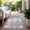 thumbnail image 6 of Addison Rugs Chantille Indoor/Outdoor Transitional Abstract Taupe Washable Runner Rug, 2'3" x 7'6", 6 of 6