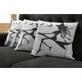 thumbnail image 2 of Ambesonne Music Throw Pillow Cover 4 Pack, Witch on Guitar, 16", Black White, 2 of 6